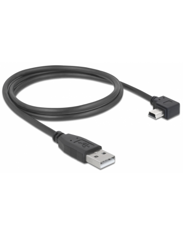 USB 2.0-A Maschio> USB mini-B 5pin Maschio angolato 1m