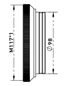 Adattatore iAFS3 per GSO RC10/12/14/16 and other M117X1