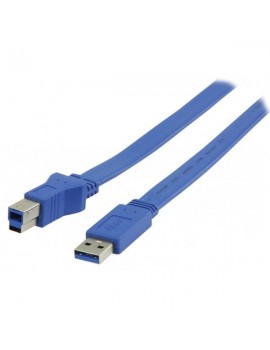 Cavo piatto 2 mt usb 3.0 tipo A mas - B mas