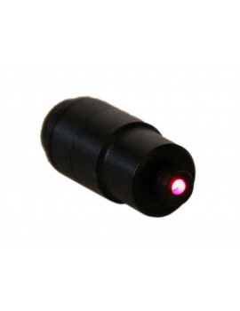 Illuminatore nero LED rosso