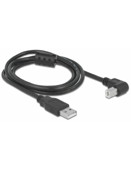USB 2.0 Tipo-A Maschio > USB 2.0 Tipo-B Maschio angolato 1 m nero