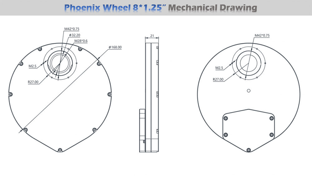  Ruota portafiltri Player One Phoenix 8x1.25 