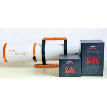 Askar Apo 103 F/6,8 con riduttore 0,8x e 0,6x 
